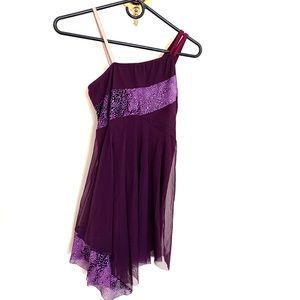 Purple Lyrical Costume and Hairpiece